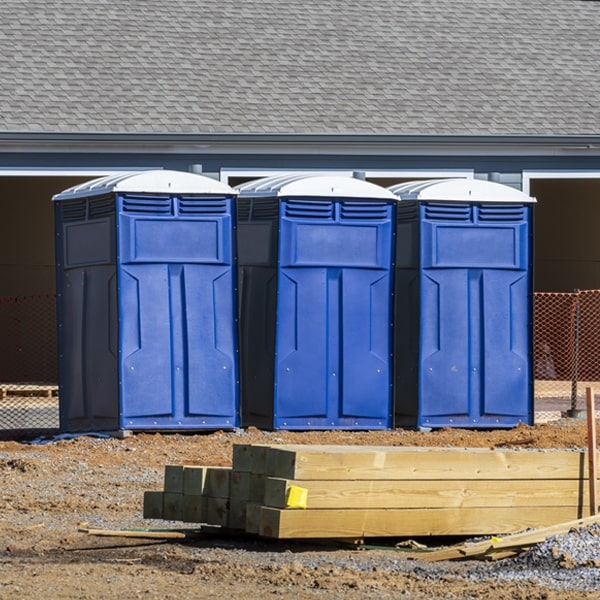 is there a specific order in which to place multiple porta potties in Rogersville